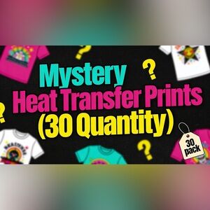 Mystery Heat Transfer Prints - 30 Pack
